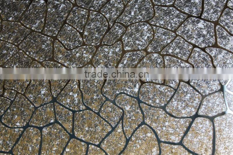 china alibaba ginde glass design ice flower mirror glass