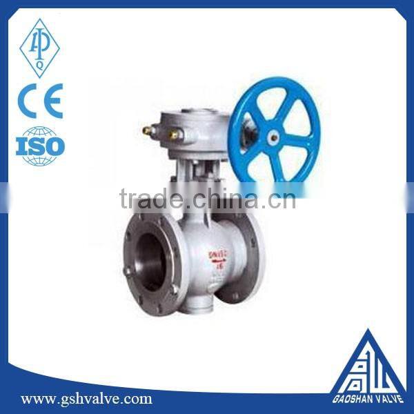 Industry carbon steel eccentric semi ball valve for water pipe
