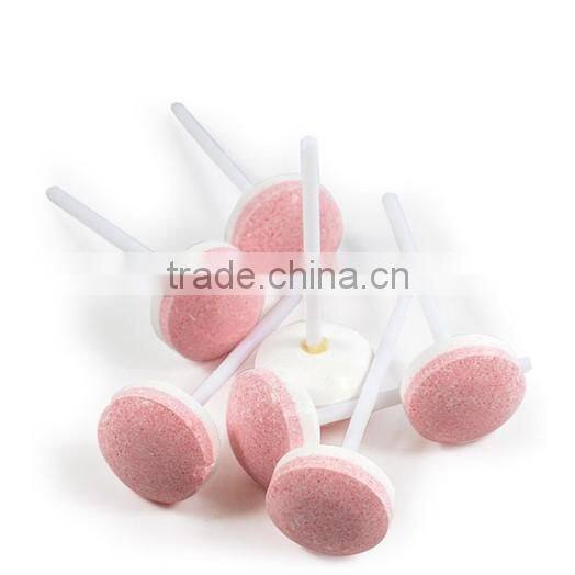 Dual colors compressed powder sugar free lollipop