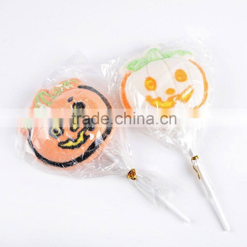 Halal Wholesale Individual Packed Candy Colorful Halloween Marshmallow