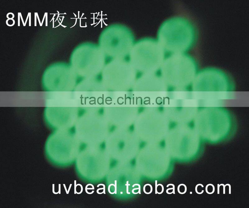 glow bead luminous bead 8mm