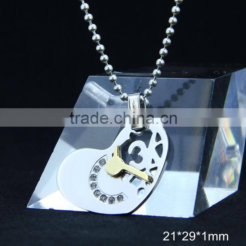 Alibaba China Supplier OEM Manufacture Custom Metal Heart Pendant