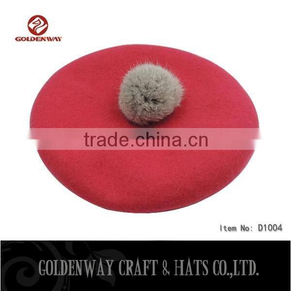 Pretty beret cap winter hats for sale