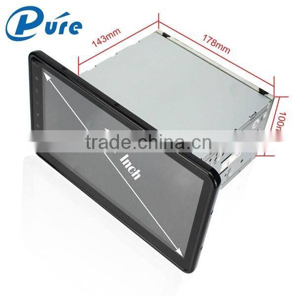 10.1 Inch Car DVD Player Car Capacitive Touch Screen DVD Playr LCD Monitor Bluetooth GPS Player