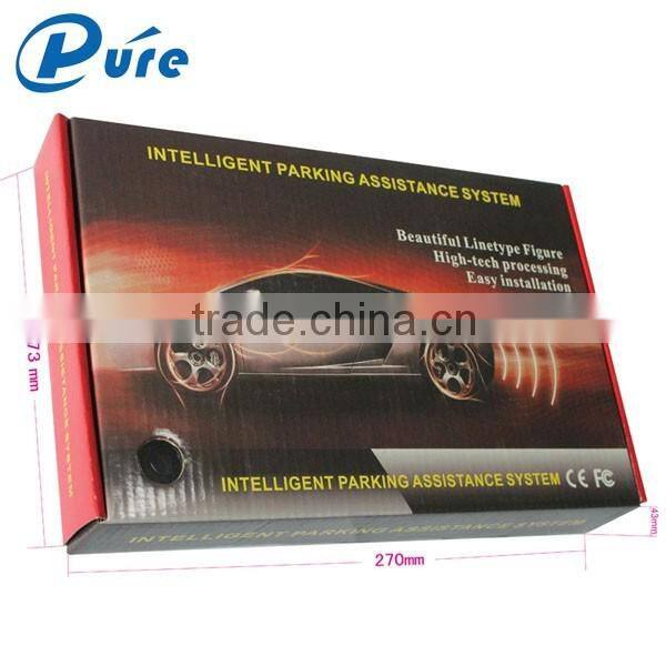 Hot Sale Car Reverse Parking Sensor LED Reverse Parking Sensors Radar System with 4 Sensors and Beeper Alert