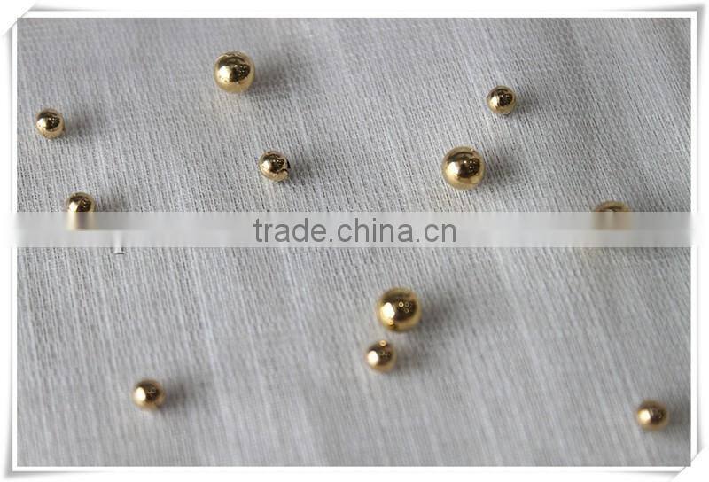 New arrival Transparent tulle soft beige net fabric with gold beads for Girl's dress