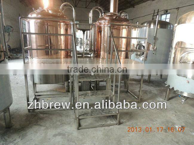 300L micro red copper beer brewing complete machine