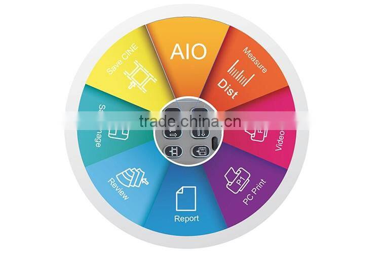 Medical Veterinary equipment trolley Color Doppler ultrasound machine system