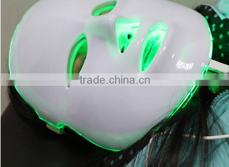 2016 HOT led mask pdt/led cosmetic facial mask/seven colour photon beautiful skin