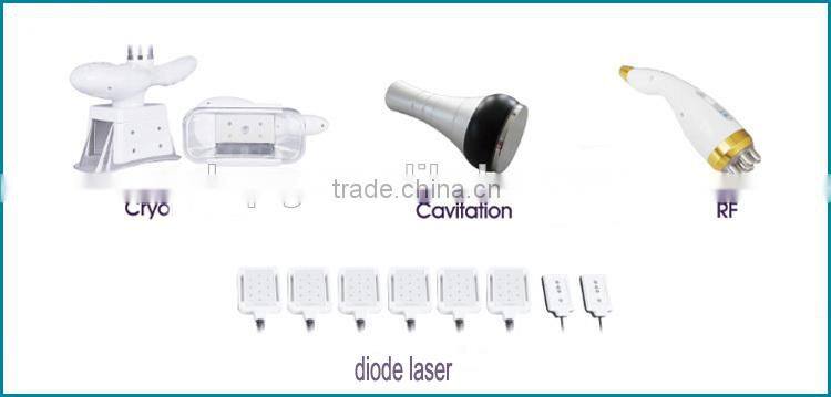 Hot salon used Cryo diode laser weight loss skin tightening machine