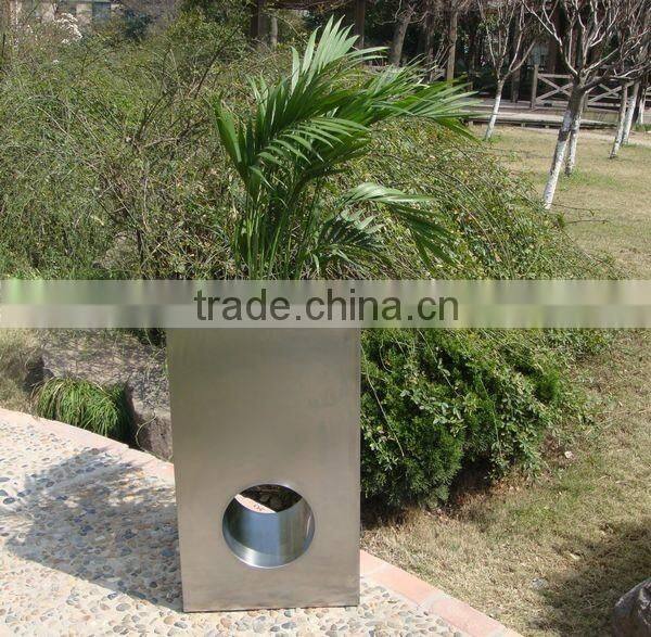 bonsai plants container stainless steel flower container and flowers pots