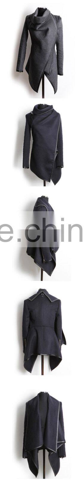 New Women Warm Wool Slim Long Trench Parka Peacoat Outwear Overcoat Coats Jacket