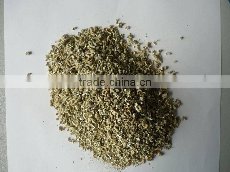Supplying silver /golden crude vermiculite and exfoliated vermiculite