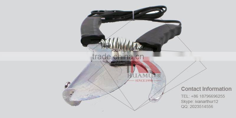 cattle tail cutter with 220V 150W in black 230*60 mm