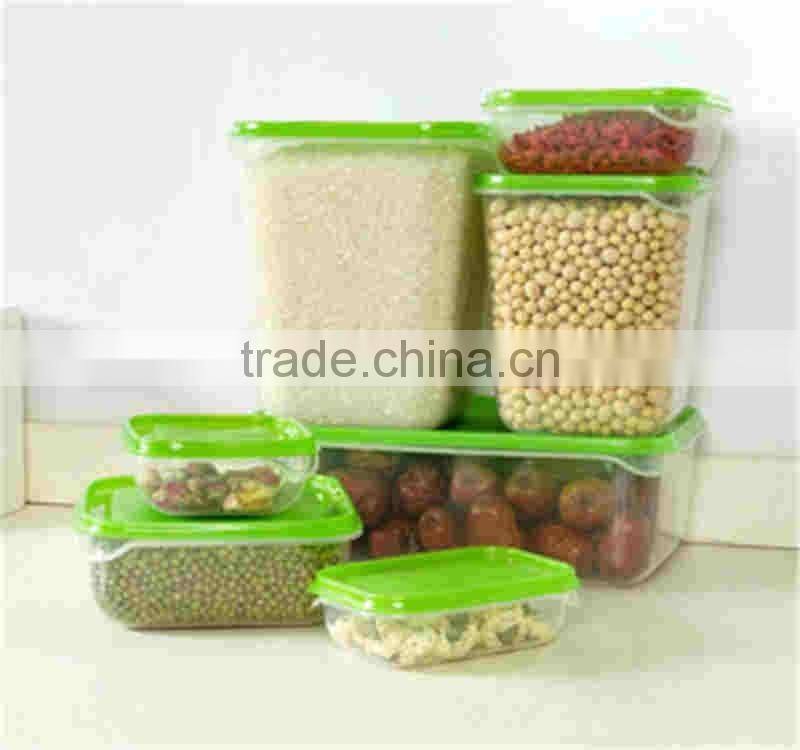 New design 17pcs a set plastic food container set with different size wholesale