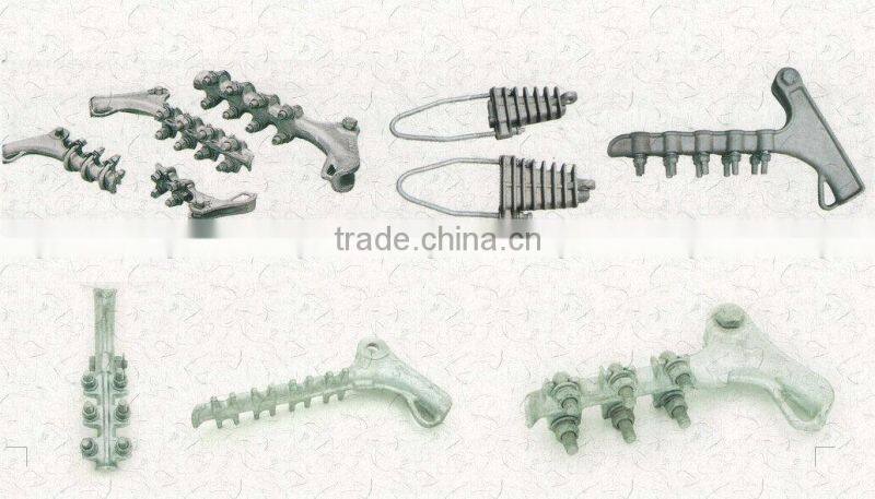 Professional OEM lost wax casting overhead line hardware electric fitting socket clevis with split pin