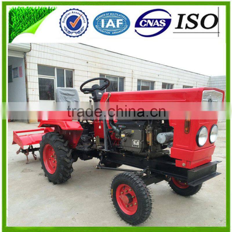 12-15HP 2WD Four Wheels Weifang Mini Tractor prices list Agricultural China Diesel Engine Mini Tractor