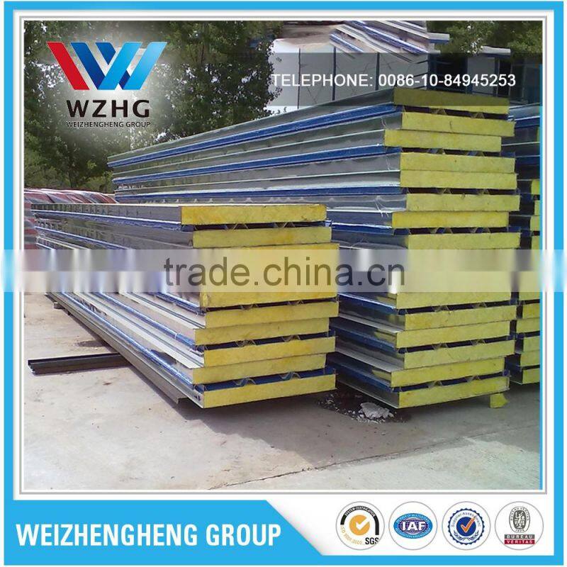 Hot Selling color cement steel glassfiber sandwich panel