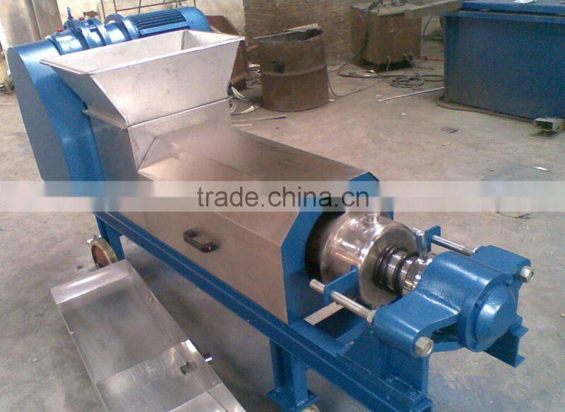 Stainless steel double screw fruit juicer machine/apple extruder for food industry use