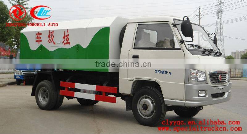 New garbage truck, mini garbage truck, 4 ton China garbage truck