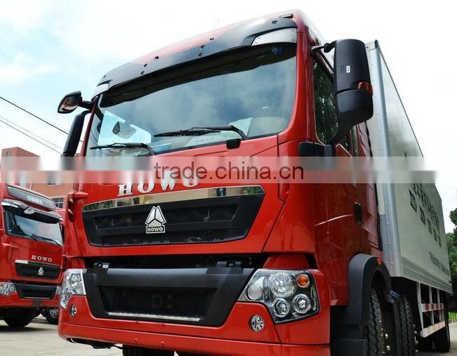 HOWO T5G MAN Engine 240HP Euro4 6X2 Motor Truck / Cargo Van truck