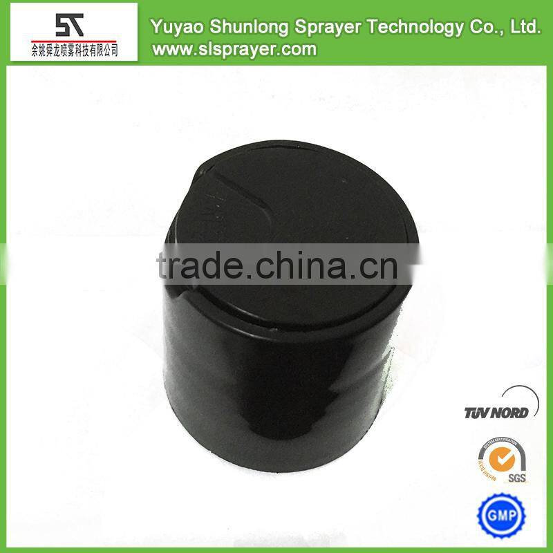 plastic screw bottle lid push pull closure cap