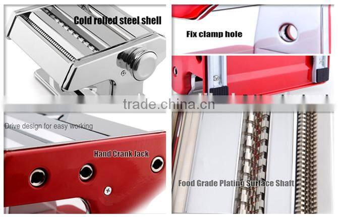 150/180mm Completed Home Kitchen Italian Noodle Cutting Pasta Machine