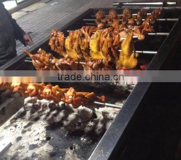 Stainless steel barbecue grill,charcoal rotisserie, charcoal chicken rotisserie(ZQJ-6H)