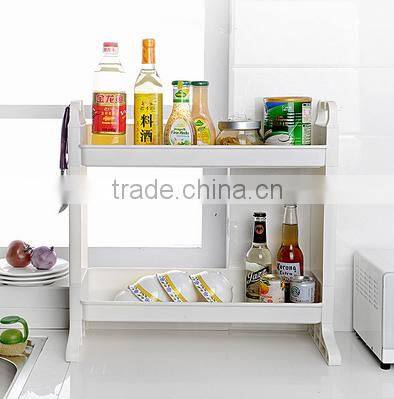 Multifunctional Plastic PP Kitchen Storage Rack Shelf Shelves