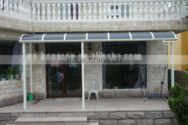 garden outdoor gazebo Balcony pergola pavilion with polycarbonate shed and Elegant design for sale