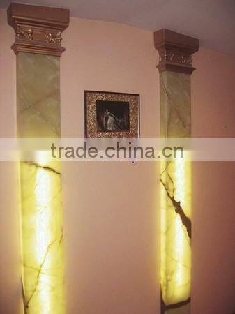 Best Quality FACTORY PRODUCUNG BACKLIT ONYX COLUMNS PILLARS & PEDESTALS