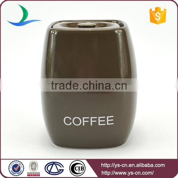 Wholesale ceramic coffee jars storage container