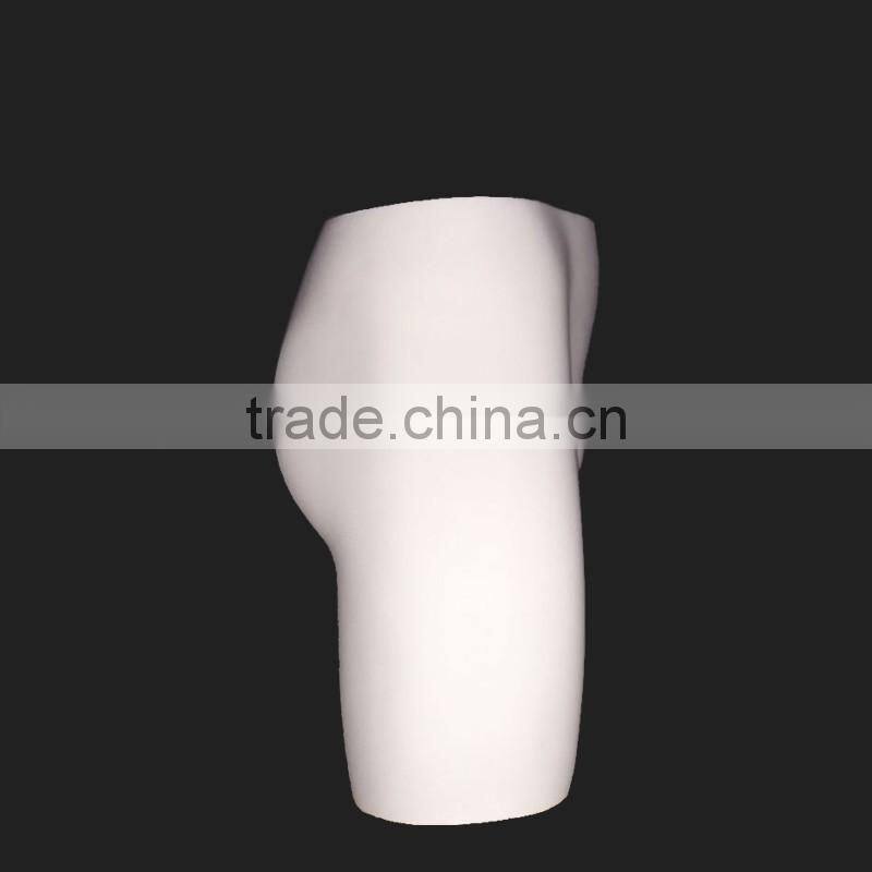 New Arrival! Luxury fiberglass white color Lower Half Body Male Mannequin Torso For Underwear Display