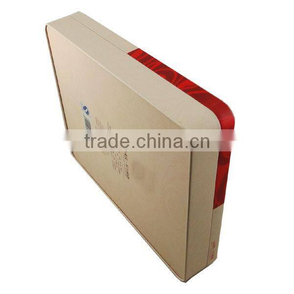 Gift usage wholesale square tea tin box