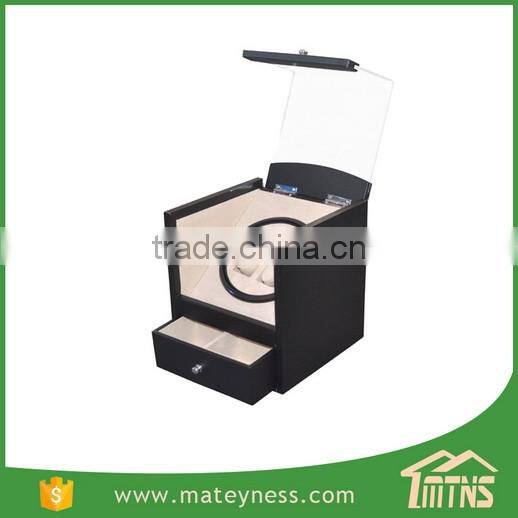 2+4 Automatic Rotation Leather AC/DC & Battery Operated China Watch Winder Box
