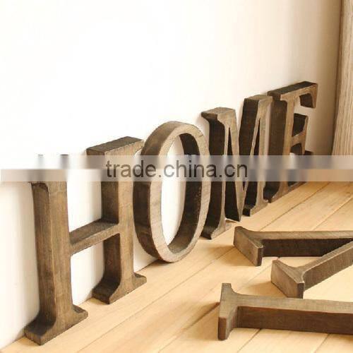 Personalized Wooden Letter Vintage Look Wooden Letters Word