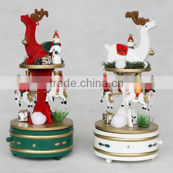 Christmas music box,Elk music box,Christmas decoration