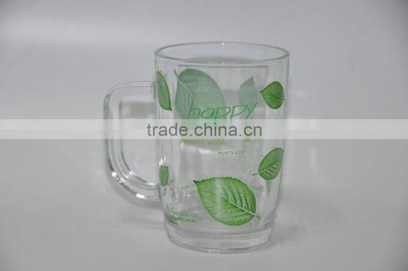 Nice choice wholesale cheap aqua glass mugs glass tea mug glass water cup