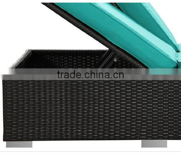 outdoor wicker furniture plastic beach lounge chairs sun lounger for 2 person