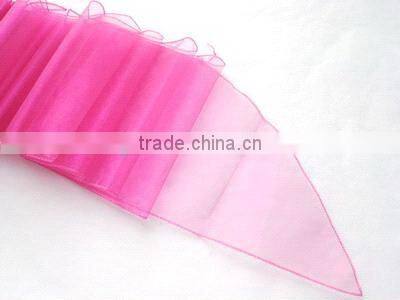 checp organza sash for wedding deco