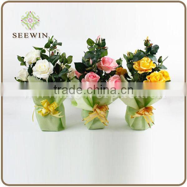 Flower bouquet packaging
