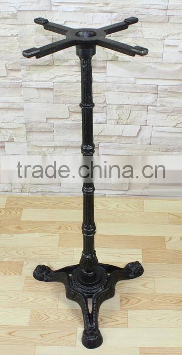 antique European style marble top cast iron High bar table LQ-G913