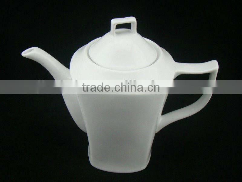 Drinkware white tea pot, turkish tea pot, ceramic hollow-out flower pot