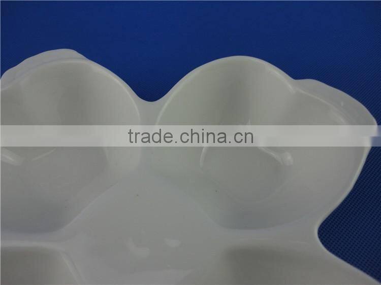 Hotel and restaurant ceramic plate