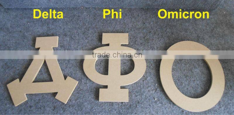 customized natural wood MDF alphabet letters