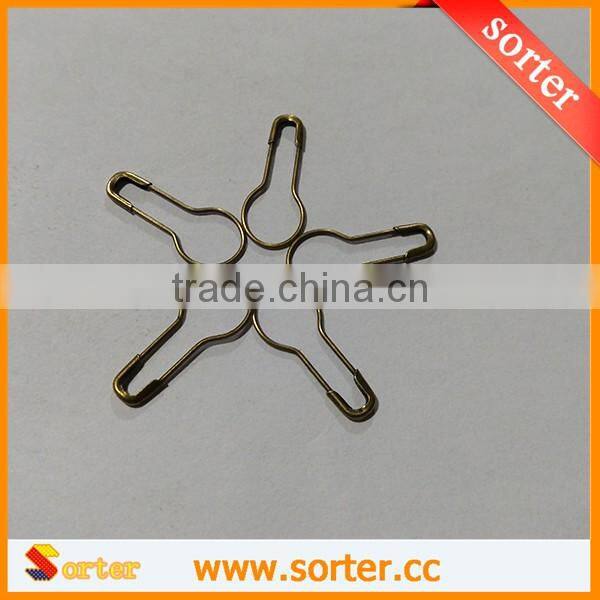 Anti brass Pear Gourd Shape Coilless tag Fastener pin