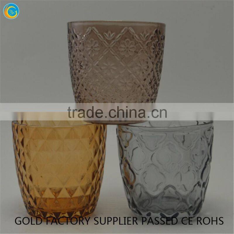 Sprayed yellow light candle lamp warmer candle holders