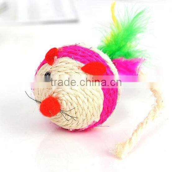 wholesale cat toys bulk cat toys squeaky cat toy mouse with feather