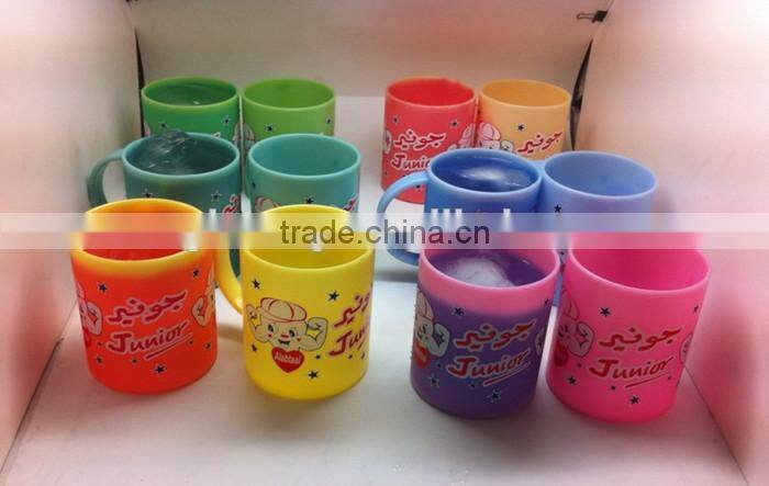 hot sale PS plastic 11oz kids mugs with names for gift