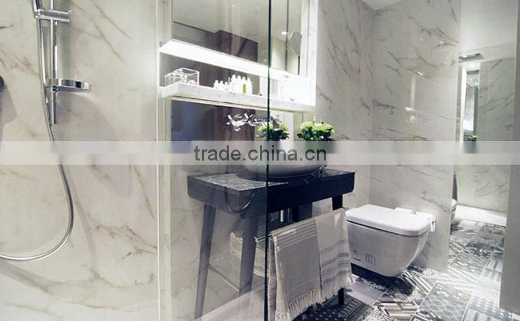 Hot sale fire resistant natural stone white color marble tile